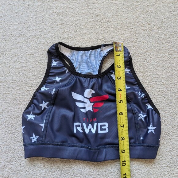 NEW Wattie Ink Tri Top Team RWB Contender Race Bra Women's XS Small sports run - Picture 9 of 10
